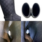Gucci Rain Shoes GG Pattern Rubber Black — view 8