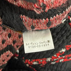 Louis Vuitton Echarpe Giant Monogram Jungle Wool Silk Scarf Black — view 7