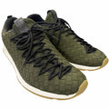 Bottega Veneta Lace Up Logo Low Cut Sneakers Khaki 41 Recommended