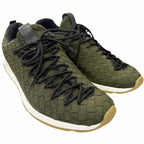 Bottega Veneta Lace Up Logo Low Cut Sneakers Khaki 41 Recommended