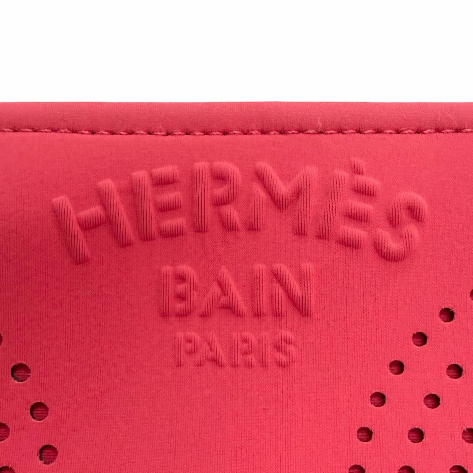 Hermes Neobain Zeno Soleil Pouch Makeup Pink Black — view 5