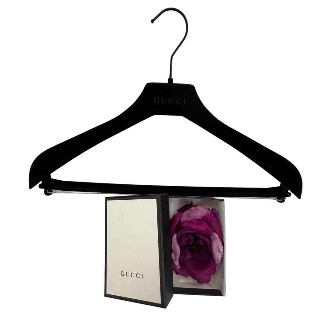 Gucci Silk 100% Rosie Huntington White Lee Ringo Shiina with Brooch Dress Pink — view 5