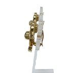 Chanel Vintage CC Logo Turnlock Earrings Gold — view 3