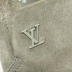 Louis Vuitton Pacific Line Suede Leather LV Logo Slip on Sneakers Gray 7.5 — view 7