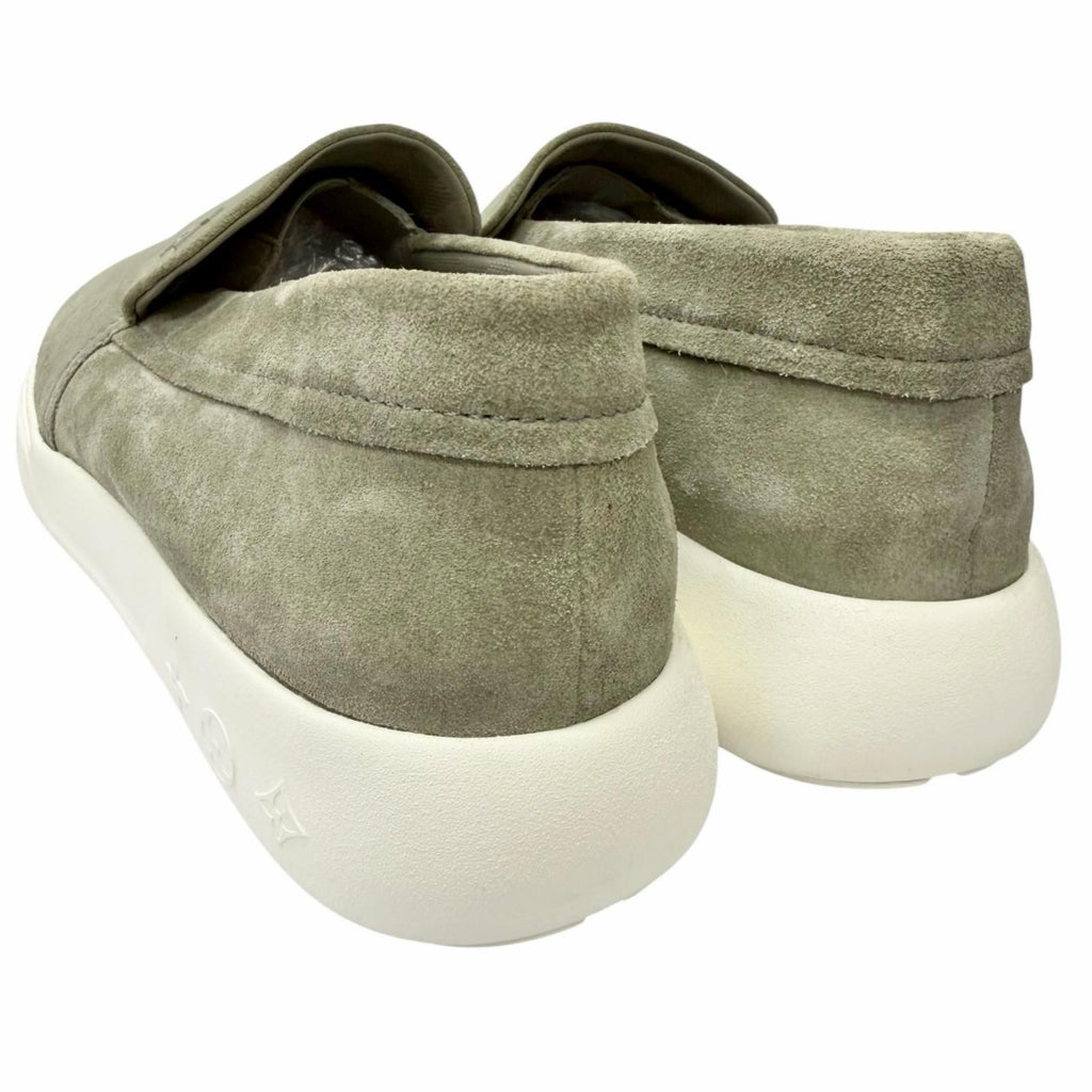 Louis Vuitton Pacific Line Suede Leather LV Logo Slip on Sneakers Gray 7.5 — view 6