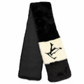 Louis Vuitton Echarpe Gogram Mink LV Logo Back Monogram Tippet Shawl Black