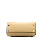 Fendi Selleria Peekaboo Mini 2-Way Shoulder Bag Beige Leather — view 5
