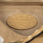 Fendi Selleria Peekaboo Mini 2-Way Shoulder Bag Beige Leather — view 9