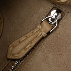 Fendi Selleria Peekaboo Mini 2-Way Shoulder Bag Beige Leather — view 8