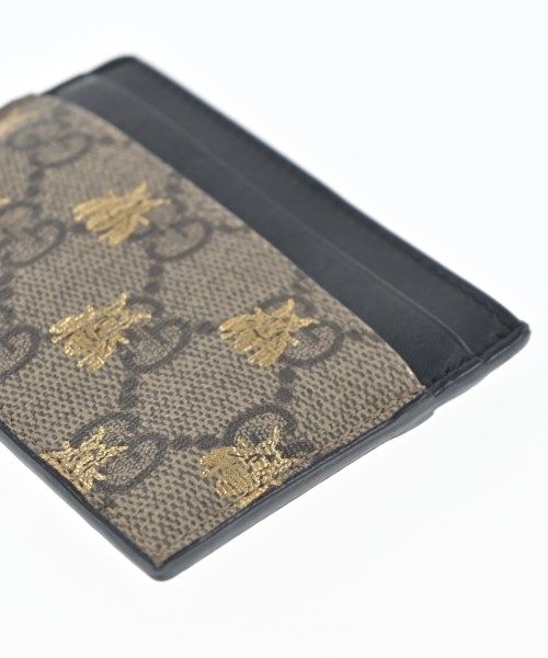 Gucci Card Case Card Holders Beige — view 5
