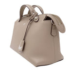 Fendi 2-Way Shoulder Bag Leather Visible Gray Ju Handheld Crossbody Fabric — view 4