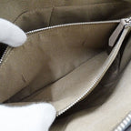 Fendi 2-Way Shoulder Bag Leather Visible Gray Ju Handheld Crossbody Fabric — view 8