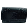 Gucci GG Embossed Key Case with 6 Key Rings Key Holder