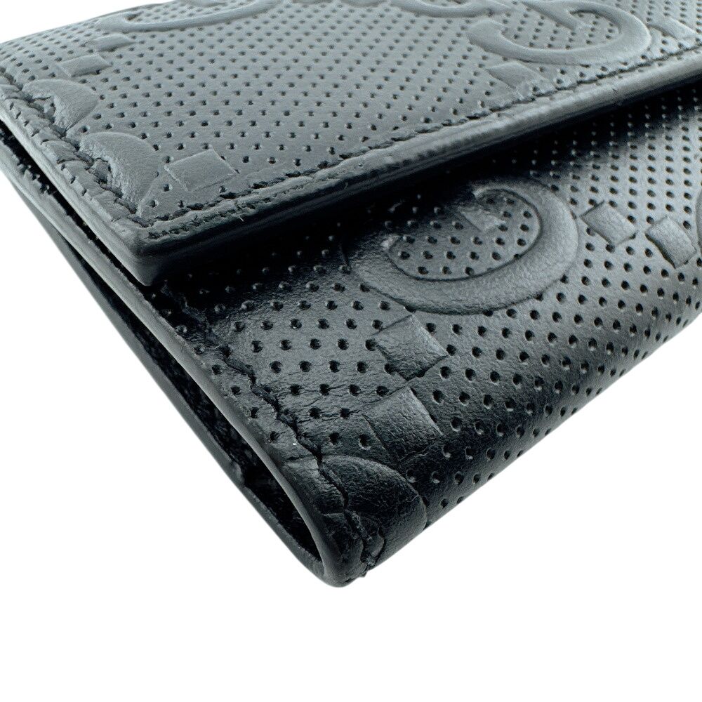Gucci GG Embossed Key Case with 6 Key Rings Key Holder — view 3