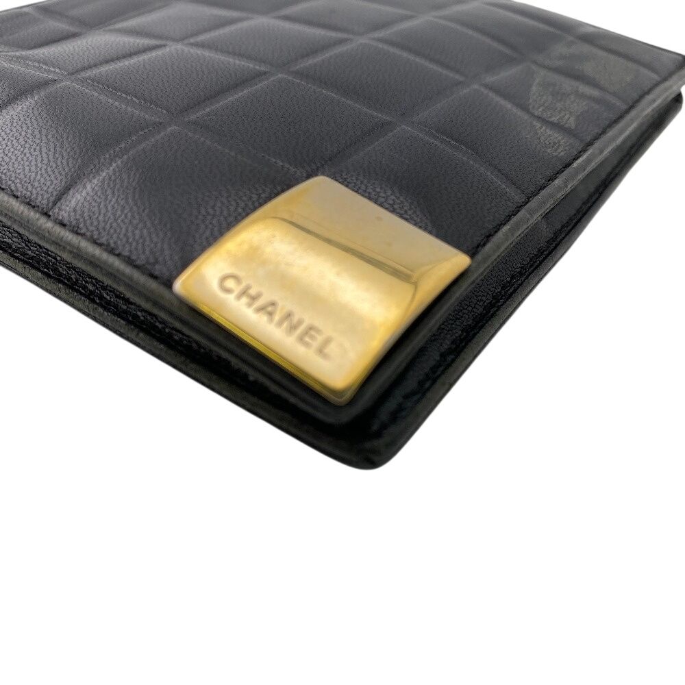 Chanel Billfold Card Case Vintage Wallet Choco Bar Bifold — view 3