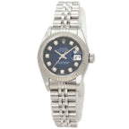 Rolex Datejust Diamond Watch SS 18k White Gold