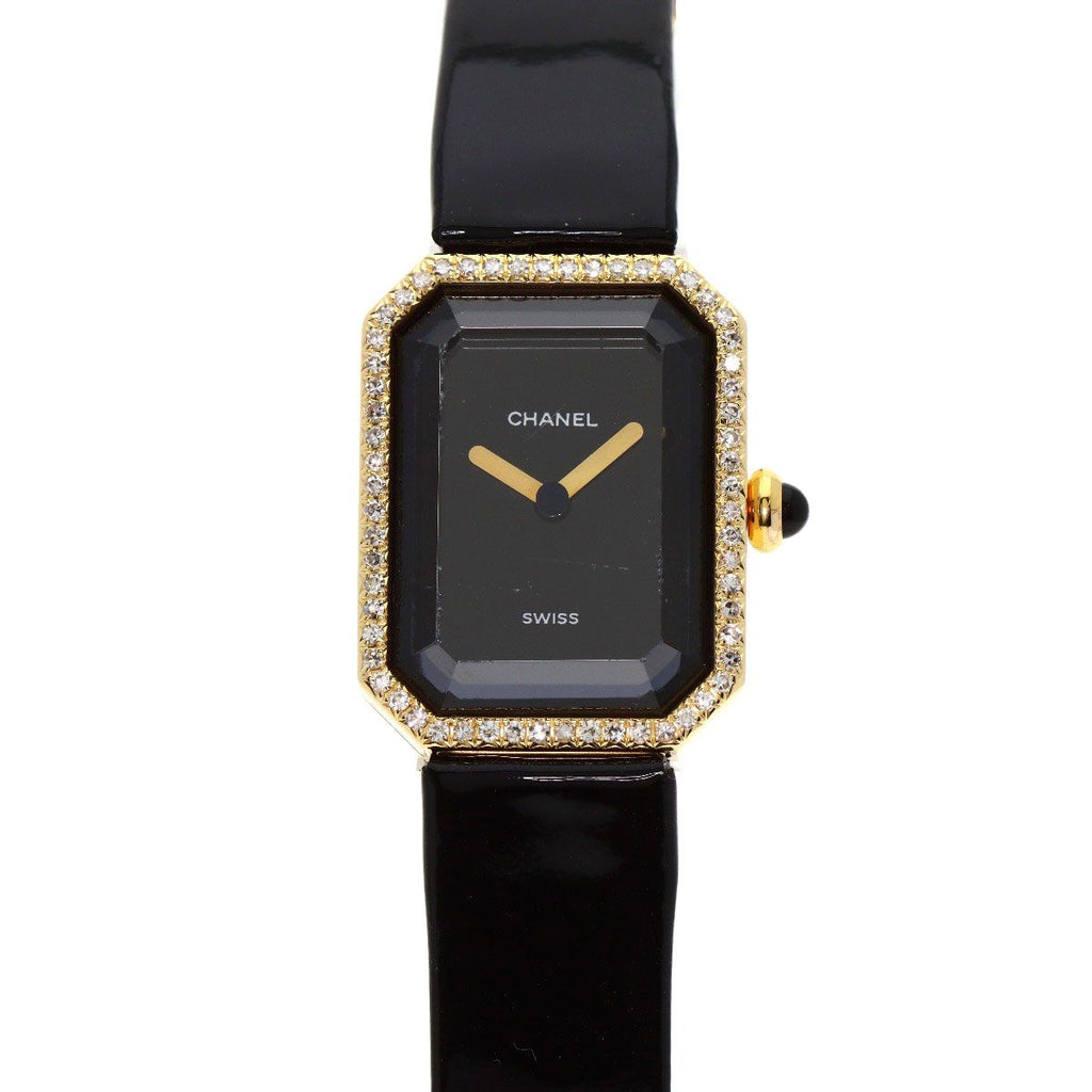 Chanel Premiere Watch 18k Yellow Gold Leather