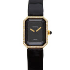 Chanel Premiere Watch 18k Yellow Gold Leather