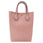 Gucci 2-Way Shoulder Bag Marais the Super Pink Handheld Crossbody Small Logo — view 2