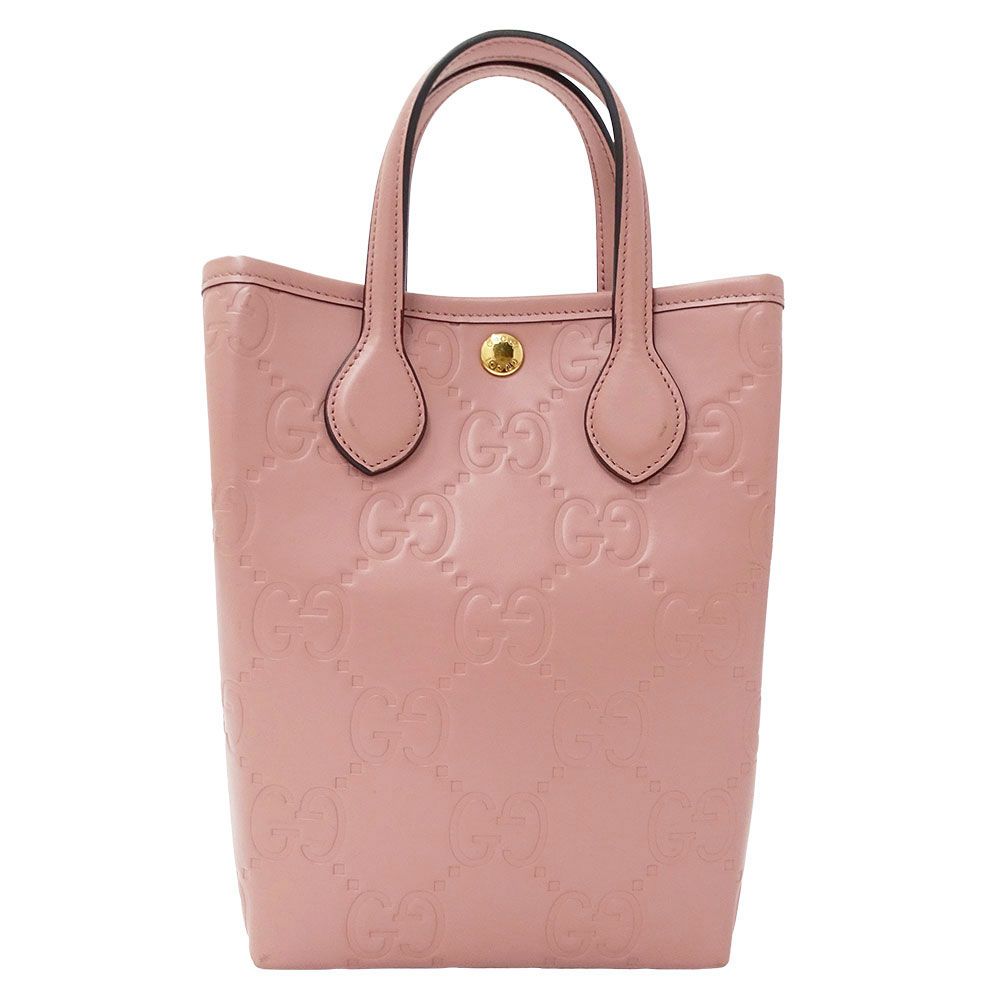 Gucci 2-Way Shoulder Bag Marais the Super Pink Handheld Crossbody Small Logo — view 2