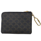 Celine Triomphe Key Ring Coin Case — view 2
