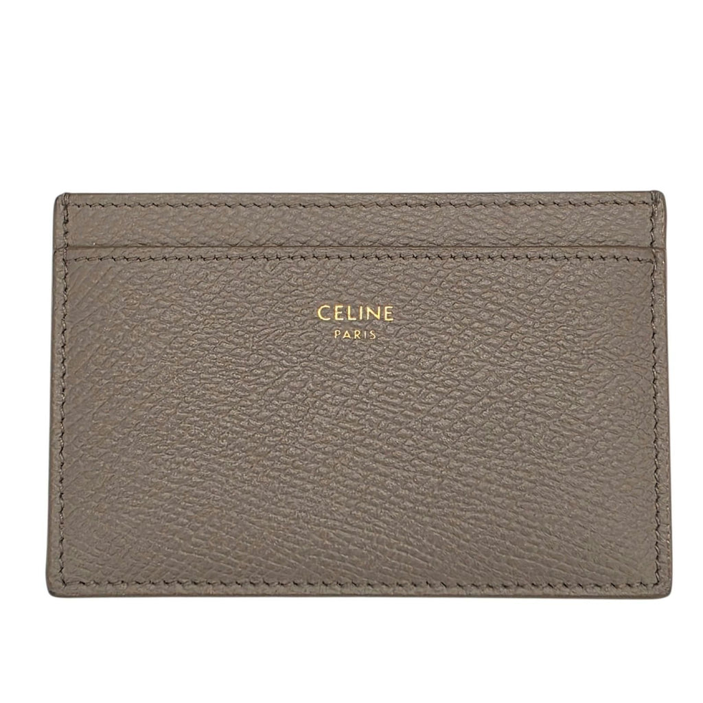 Celine Card Case Card Holders Gray
