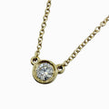 Tiffany & Co Elsa Peretti Diamond by the Yard Single Pendant Yellow