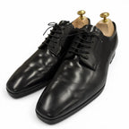 Louis Vuitton Damier Gradient Mini Star Line Lace Up Leather Shoes Black 8