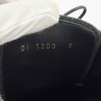 Louis Vuitton Damier Gradient Mini Star Line Lace Up Leather Shoes Black 8 — view 9