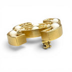 Chanel Vintage CC Logo Brooch — view 3