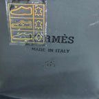 Hermes Lindsay 70 Straight Tip Side Gore Chunky Heels Leather Short Boots Black — view 9