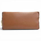 Celine Smooth Calfskin Cuill Triomphe Chain Clutch Shoulder Bag Tan Brown — view 5