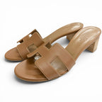 Hermes Oasis Gold Sandal
