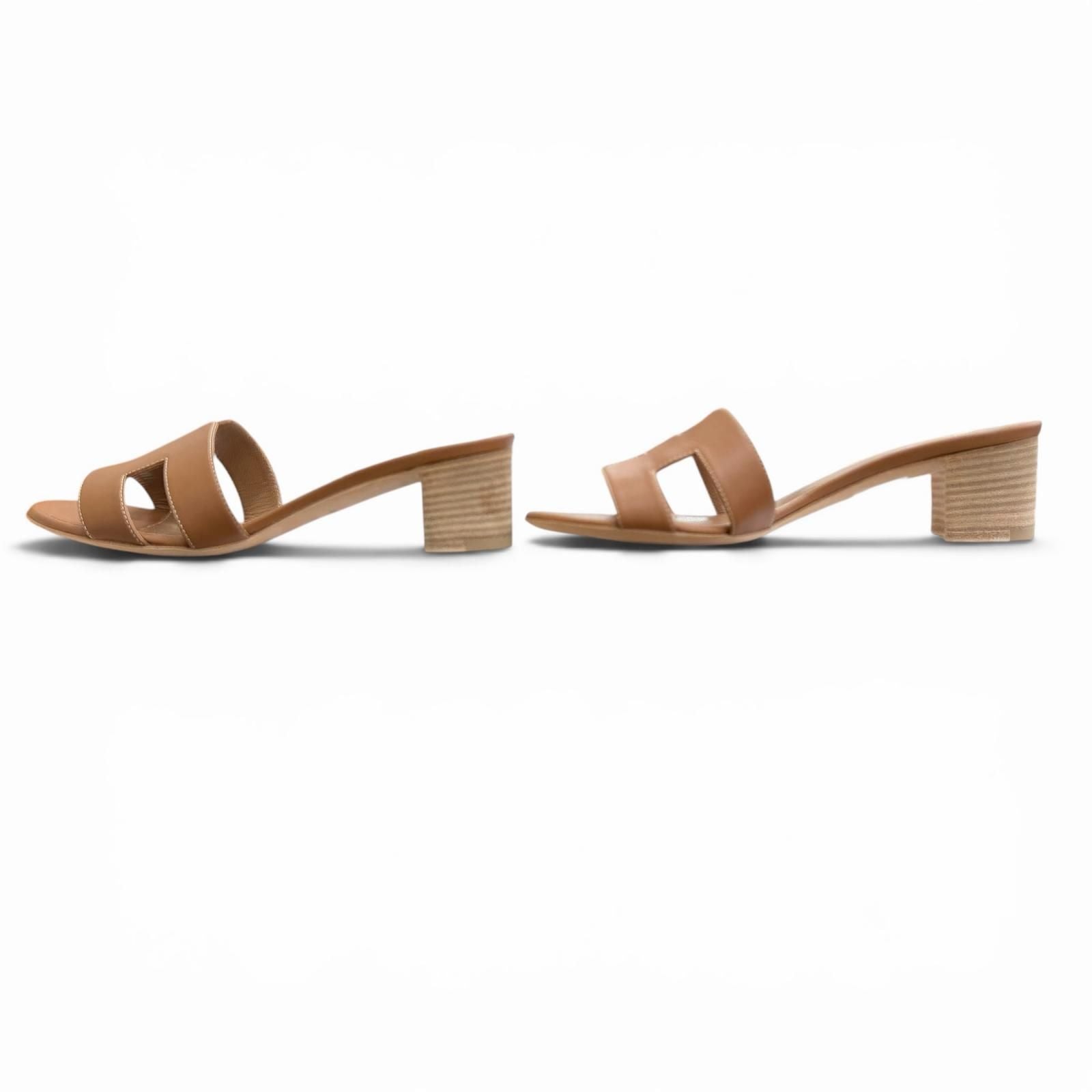 Hermes Oasis Gold Sandal — view 3