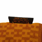 Hermes Vintage Silk 100% Pattern Scarf Orange — view 7