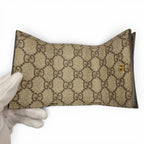 Gucci GG Supreme Canvas the Hacker Project Compact Wallet with Logo Plate — view 6