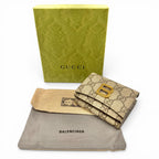 Gucci GG Supreme Canvas the Hacker Project Compact Wallet with Logo Plate — view 2