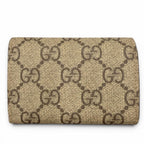 Gucci GG Supreme Canvas the Hacker Project Compact Wallet with Logo Plate — view 3