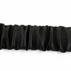 Chanel 21c CC Logo Rhinestone Leather Rubber Belt Black Gold — view 9