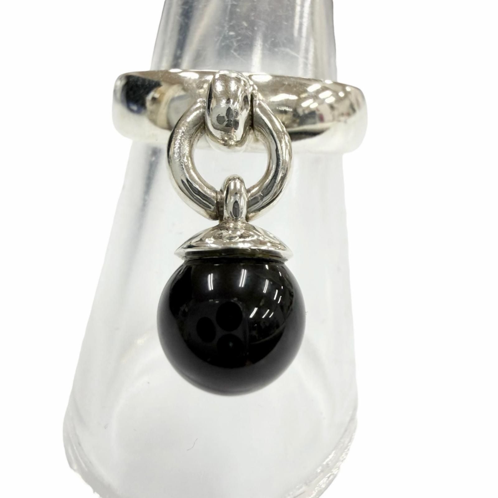 Tiffany & Co 925 Onyx Ring Silver Black — view 2
