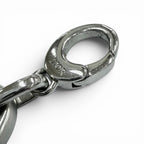 Dior Homme CD Chain Link Necklace Silver Matte — view 5