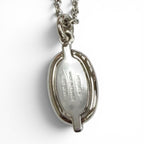 Hermes Pendant Mini Maillon PM Necklace Silver Black — view 3