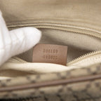 Gucci Diamante Shoulder Bag Beige Brown Leather — view 6
