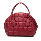 Bottega Veneta the Swoop 2-Way Shoulder Bag Red Leather