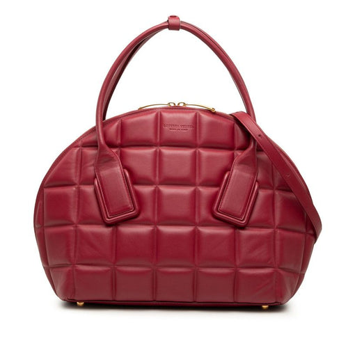 Bottega Veneta the Swoop 2-Way Shoulder Bag Red Leather