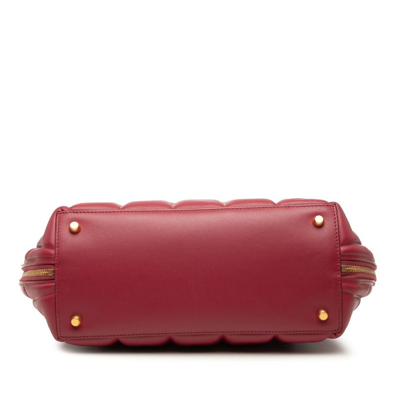 Bottega Veneta the Swoop 2-Way Shoulder Bag Red Leather — view 3