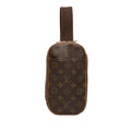 Louis Vuitton Monogram Pochette Gange Belt Bag Brown Leather