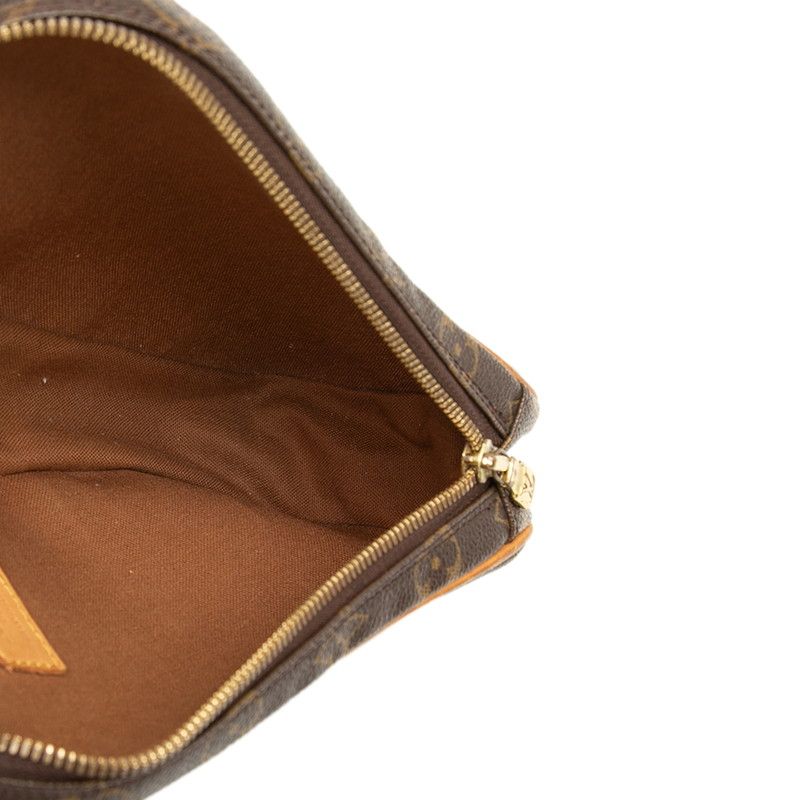 Louis Vuitton Monogram Pochette Gange Belt Bag Brown Leather — view 4