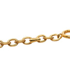 Chanel CC Logo Lion Crown Necklace Gold Plated — view 5