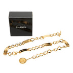 Chanel CC Logo 31 Rue Cambon Paris Chain Belt Plate Gold Plated — view 4